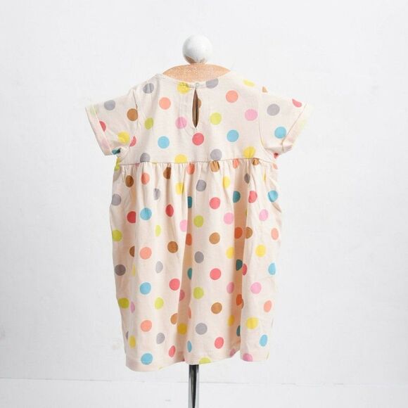 Zara Girls Polka Dot Dress 1-2 Years 12-24 Mos 86 cm Multi-Color 2495/538 NWT - Picture 2 of 3